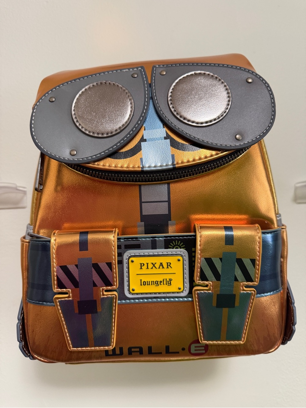 Loungefly Disney Pixar WALL·E Metallic Figural Mini Backpack
